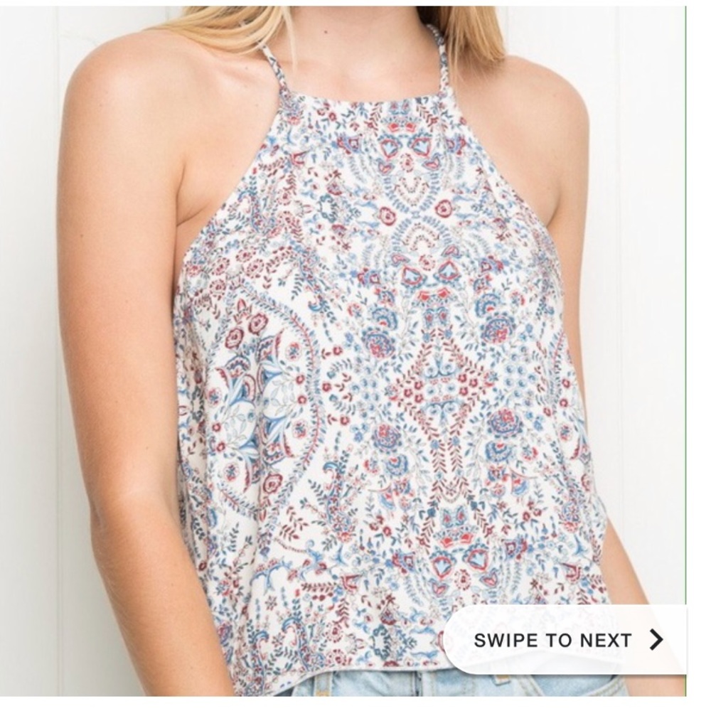 [brandy melville] paisley tank top